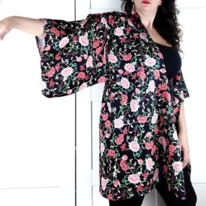 la costurera inquieta patron kimono de talla grande para mujer