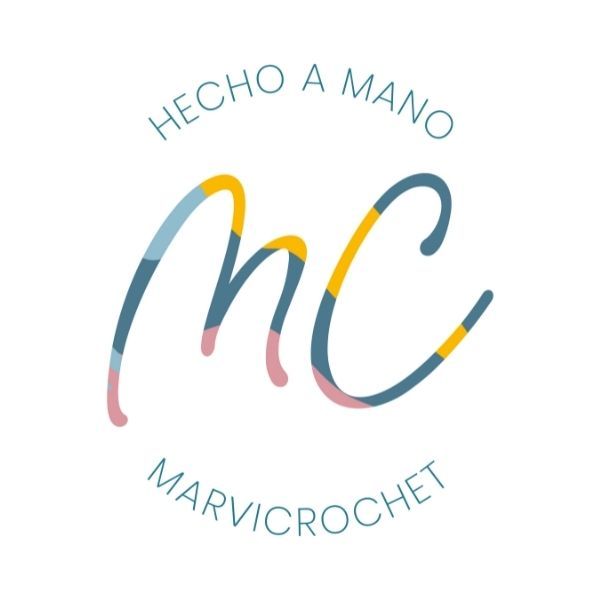 Logo redondo marvicrochet proyectos bonitos